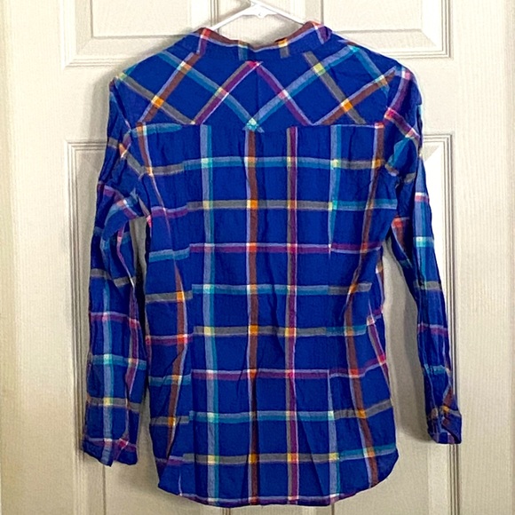 Warehouse One Blue Plaid Shirt - Picture 2 of 5